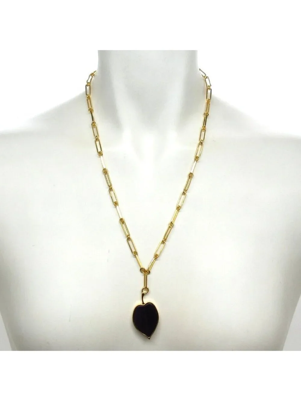 Loewe Necklace Gold Black Cacao